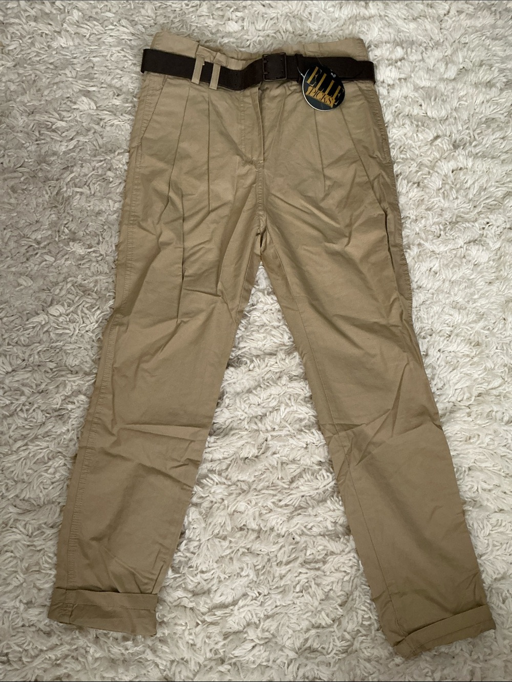 H M Beige Khaki Trousers
